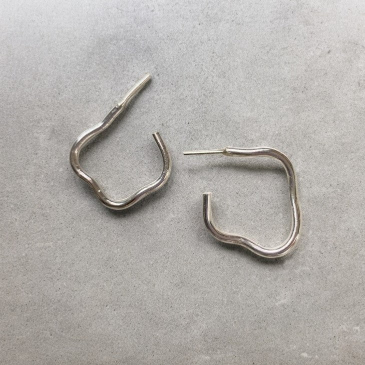 Aros irregulares Plata