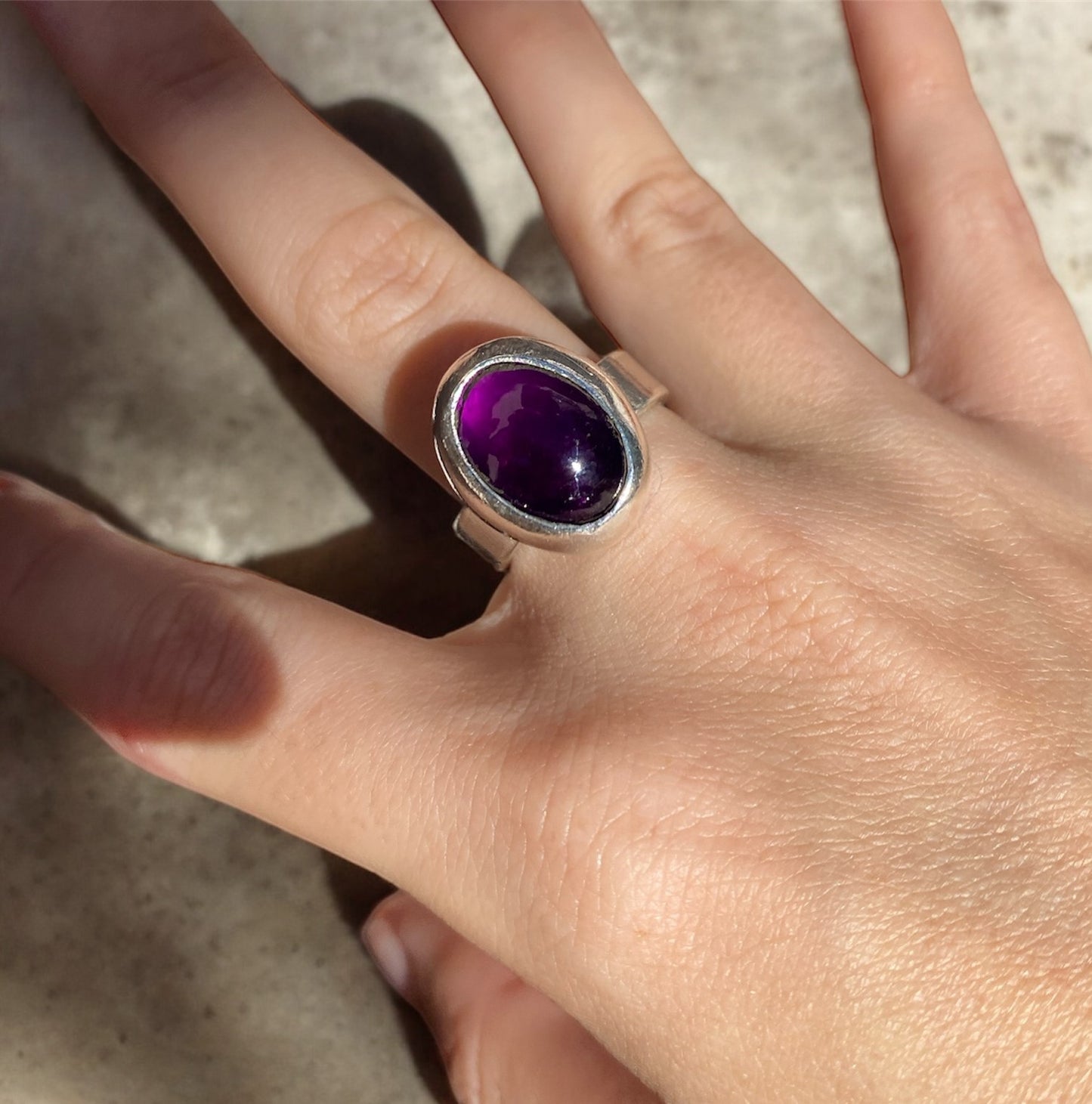 Anillo Amatista Grande