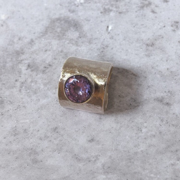 Anillo Circonia Lavanda