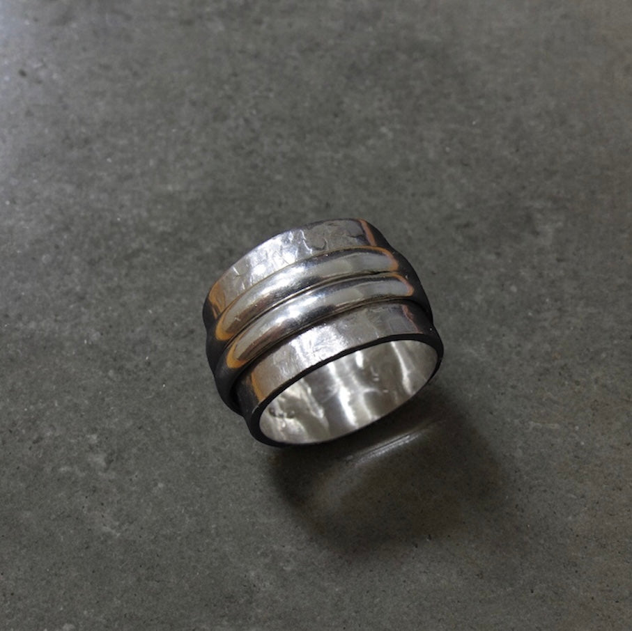 Anillo Saturno Doble