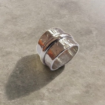 Anillo Saturno Plata