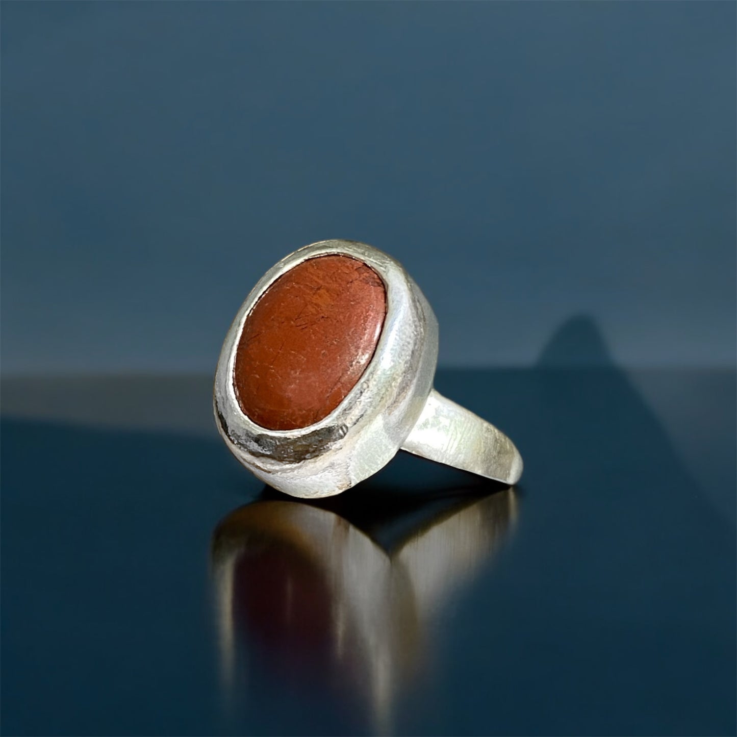 Anillo Jaspe Rojo
