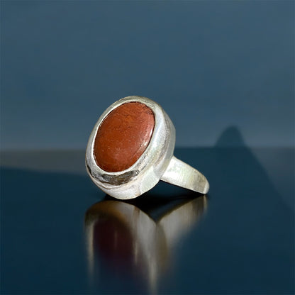 Anillo Jaspe Rojo